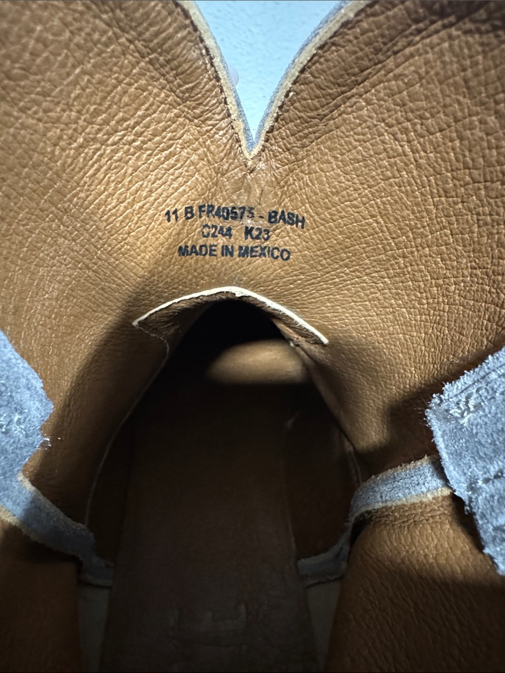 Frye Billy Western Bootie Ash Blue Suede Women’s Size 11 - Picture 8 of 11